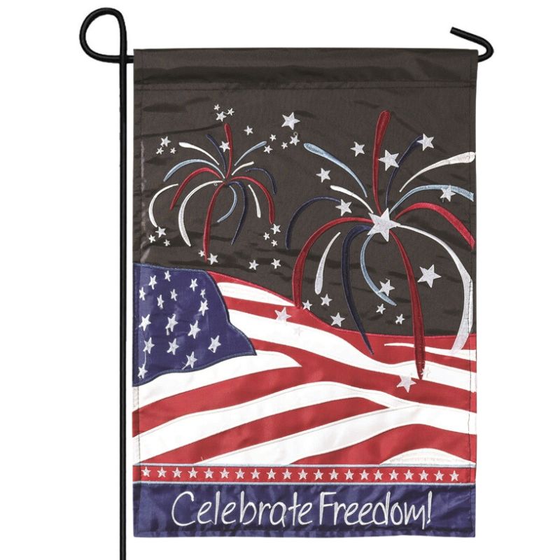 Celebrate Freedom Garden Flag